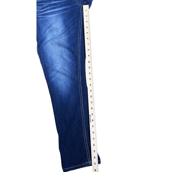 Seven7 Low-Rise Slim Fit Straight Leg Jeans Women's Size 6 - Picture 3 of 8